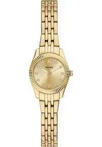 Zegarek Fossil Damski Scarlette Mini Gold Tone Crystals (ES5474) #1