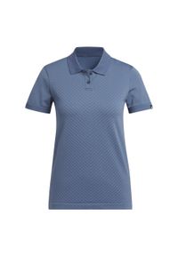 Adidas - Koszulka Ultimate365 Tour Primeknit Polo. Okazja: na co dzień. Typ kołnierza: polo. Kolor: niebieski. Materiał: materiał. Styl: casual