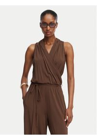 Weekend Max Mara Kombinezon Tropico 2615641012 Brązowy ciemny Regular Fit. Kolor: brązowy. Materiał: wiskoza #2