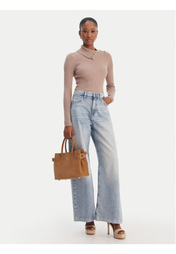 Guess Jeansy W6RA1C D6833 Niebieski Wide Leg. Kolor: niebieski