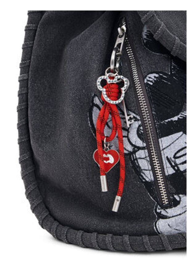 Desigual Plecak 26SAKD01 Szary. Kolor: szary. Materiał: materiał