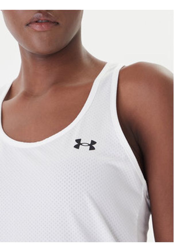 Under Armour Koszulka techniczna Tech™ 6009989 Biały Slim Fit. Kolor: biały. Materiał: syntetyk