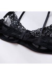 Intica - Koronkowy zestaw bielizny z finezyjnymi detalami Borjanka. Kolor: brązowy. Materiał: koronka. Wzór: aplikacja #4