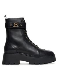 MICHAEL Michael Kors Botki Mandy 40T5MAFE5L Czarny. Kolor: czarny. Materiał: skóra