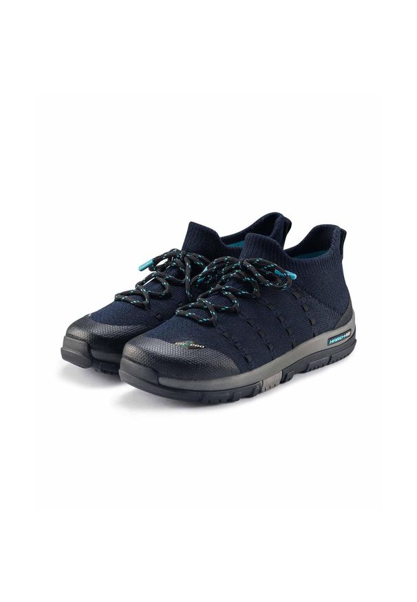Buty turystyczne damskie wodoodporne Brubeck TREK MERINO. Okazja: na spacer. Kolor: niebieski. Materiał: wełna. Szerokość cholewki: normalna. Styl: sportowy