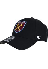 47 Brand - Czapka z daszkiem męska EPL West Ham United FC. Kolor: czarny. Materiał: akryl, wełna