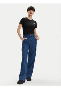 The North Face T-Shirt Simple Dome NF0A87NH Czarny Regular Fit. Kolor: czarny. Materiał: bawełna #6