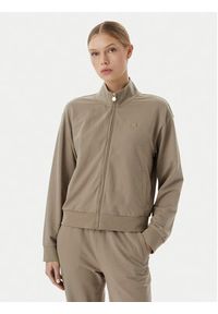 EA7 Emporio Armani Dres 7W000463 AF13135 U6167 Beżowy Regular Fit. Kolor: beżowy. Materiał: bawełna #2