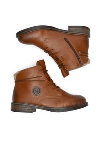 Rieker Botki 71440-25 Brązowy. Kolor: brązowy. Materiał: materiał #4