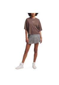 Koszulka turystyczna damska Superdry Code Heritage Boxy. Kolor: brązowy. Materiał: bawełna #2