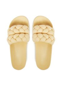 Tommy Jeans Klapki Tjw Braided Slide EN0EN02764 Żółty. Kolor: żółty. Materiał: materiał #6