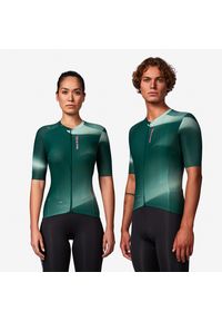 VAN RYSEL - Koszulka rowerowa szosowa Van Rysel RCR-R 2. Kolor: niebieski, wielokolorowy, zielony. Materiał: poliester, materiał, elastan. Sport: kolarstwo #1