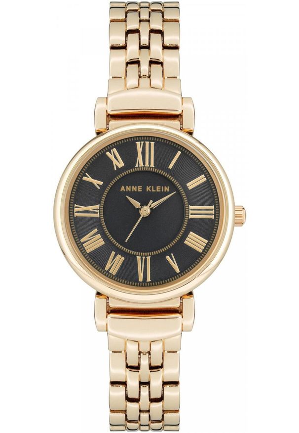 Zegarek damski Anne Klein AK-2158BKGB złoty. Kolor: złoty