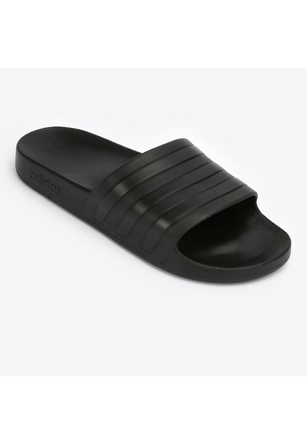 Adidas - Klapki basenowe ADIDAS Adilette Aqua. Kolor: czarny. Materiał: materiał. Styl: sportowy, elegancki