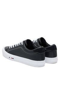 TOMMY HILFIGER - Tommy Hilfiger Tenisówki Th Hi Vulc Street Stitch FM0FM05645 Czarny. Kolor: czarny. Materiał: skóra. Styl: street #3