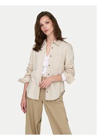 only - ONLY Koszula jeansowa Silla 15338783 Écru Slim Fit. Materiał: bawełna #3