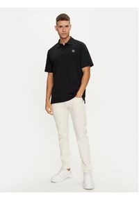 Just Cavalli Polo 76OAGG23 Czarny Regular Fit. Typ kołnierza: polo. Kolor: czarny. Materiał: bawełna #4