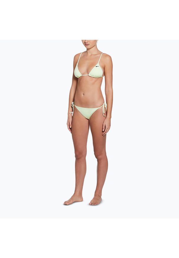 Dół od stroju pływackiego Nike Essential Tie String Bikini. Kolor: żółty