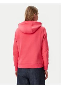 Tommy Jeans Bluza Flag DW0DW19958 Różowy Regular Fit. Kolor: różowy. Materiał: bawełna #4