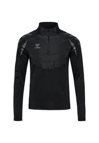 Dzieciaka bluza z kapturem na zamek Hummel BTC. Typ kołnierza: kaptur. Kolor: szary, wielokolorowy, czarny. Sport: fitness #1