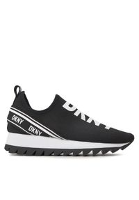 DKNY Sneakersy Abbi Slip On K1457946 Czarny. Zapięcie: bez zapięcia. Kolor: czarny. Materiał: materiał