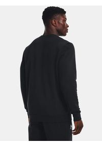 Bluza fitness męska Under Armour Essential Fleece Crew. Kolor: czarny. Sport: fitness