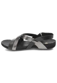 Czarne Sandały Armodo Modne Obuwie Damskie. Okazja: na co dzień, na spacer. Kolor: czarny. Materiał: skóra. Styl: casual #3