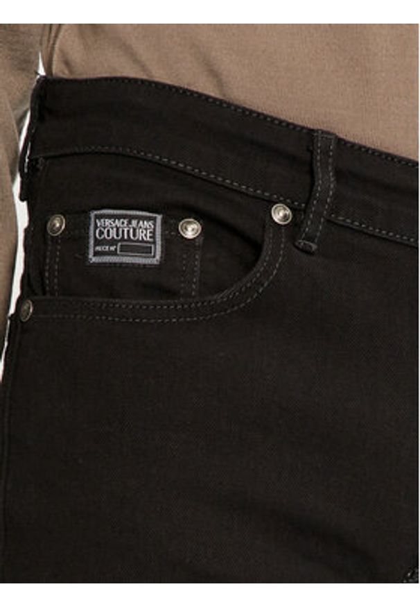 Versace Jeans Couture Jeansy 77GAB5S0 Czarny Slim Fit. Kolor: czarny