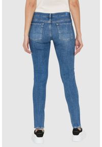 7 FOR ALL MANKIND Niebieskie jeansy damskie PYPER SLIM ILLUSION Stride, Rozmiar 26. Kolor: niebieski