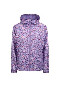 TRESPASS - Damska Kurtka Indulge Packaway Jacket. Kolor: fioletowy, różowy, wielokolorowy. Sport: turystyka piesza