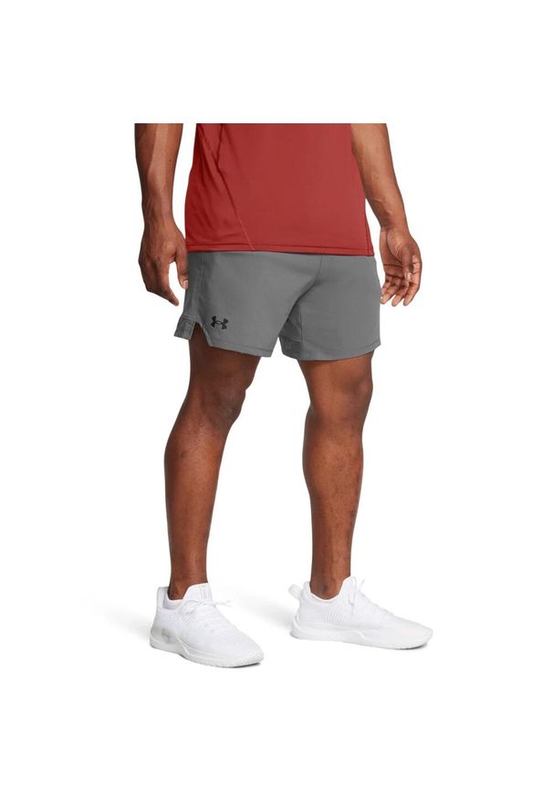 Spodenki krótkie męskie Under Armour Vanish Woven 6in Shorts. Kolor: szary. Długość: krótkie. Sport: bieganie