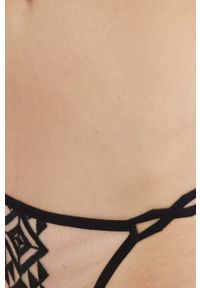 Chantelle X stringi kolor beżowy transparentne. Kolor: beżowy. Materiał: bawełna, materiał #2