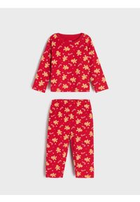 Sinsay - Piżama dwuczęściowa - czerwony. Kolor: czerwony. Styl: wizytowy #1