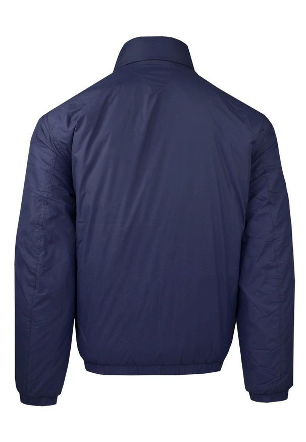 Jesienno-Zimowa Kurtka Męska - Wiatrówka - Pako Jeans - Granatowa. Kolor: niebieski. Materiał: tkanina, nylon. Sezon: zima, jesień