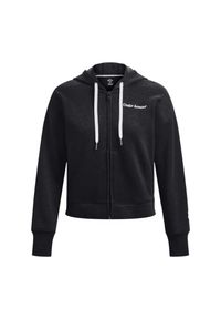 Under Armour - Bluza Rozpinana Damska Skrypt Polar Essential. Kolor: czarny. Materiał: polar