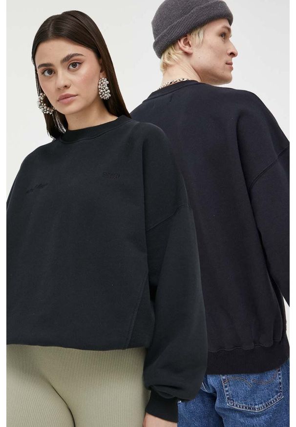 Preach bluza bawełniana kolor czarny gładka. Kolor: czarny. Materiał: bawełna. Wzór: gładki. Styl: klasyczny
