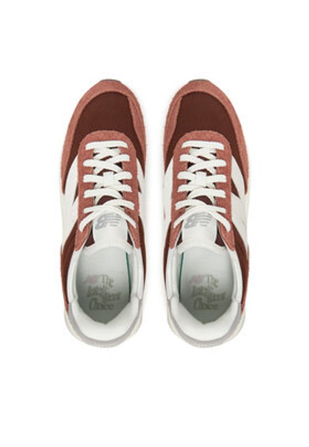 New Balance Sneakersy U370AI Brązowy. Kolor: brązowy. Materiał: skóra, zamsz