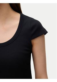 Vero Moda T-Shirt Chloe 10344953 Czarny Slim Fit. Kolor: czarny. Materiał: bawełna #5