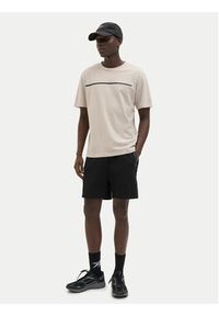 Jack & Jones T-Shirt Fusion 12273120 Beżowy Regular Fit. Kolor: beżowy. Materiał: syntetyk, bawełna #5