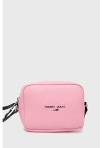 Tommy Jeans torebka kolor różowy. Kolor: różowy. Rodzaj torebki: na ramię