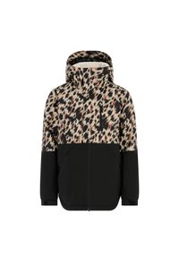 Dziewczęca kurtka narciarska Protest Leopart. Kolor: brązowy, beżowy, wielokolorowy. Sezon: zima. Sport: narciarstwo #1