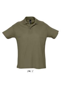 SOL'S - Polo Sol's Summer Ii. Typ kołnierza: polo. Kolor: wielokolorowy, zielony, brązowy. Materiał: bawełna. Sezon: lato #1
