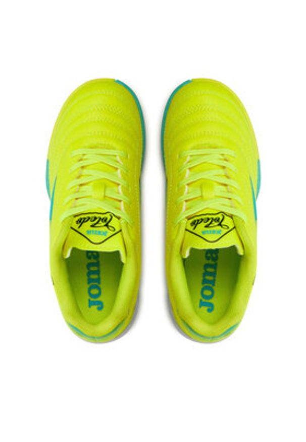 Joma Buty do piłki nożnej Toledo Jr Turf TOJW2411TF Żółty. Kolor: żółty. Materiał: skóra