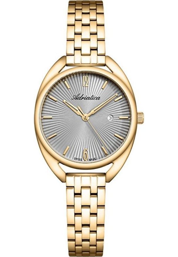 Zegarek Adriatica Zegarek damski Adriatica A3546.1157Q złoty. Kolor: złoty