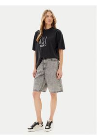 Volcom T-Shirt Voltrip B3512508 Czarny Oversize. Kolor: czarny. Materiał: bawełna #5