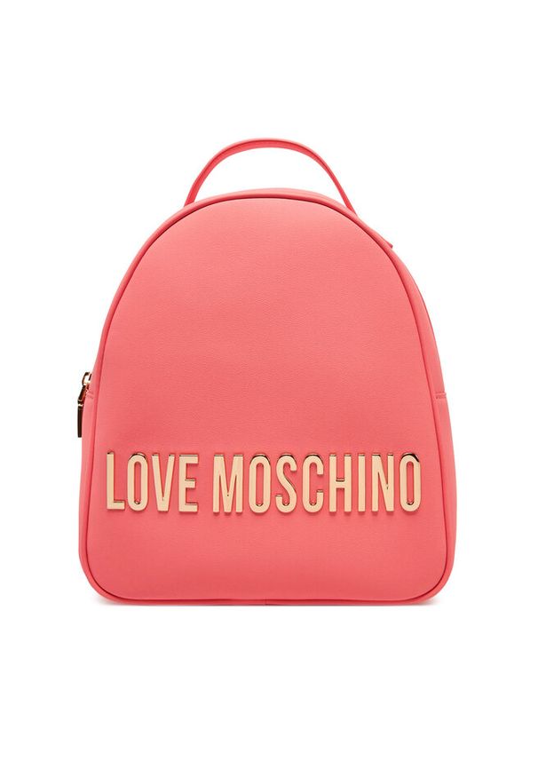 Love Moschino - Plecak LOVE MOSCHINO. Kolor: pomarańczowy