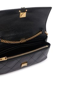 Tory Burch Torebka Quilted Chain Wallet 186041 Czarny. Kolor: czarny. Materiał: skórzane #4