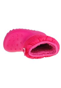 Buty Crocs Classic Neo Puff Boot Toddler Jr 207683-6X0 różowe. Wysokość cholewki: przed kolano. Kolor: różowy. Materiał: syntetyk, guma. Szerokość cholewki: normalna #3