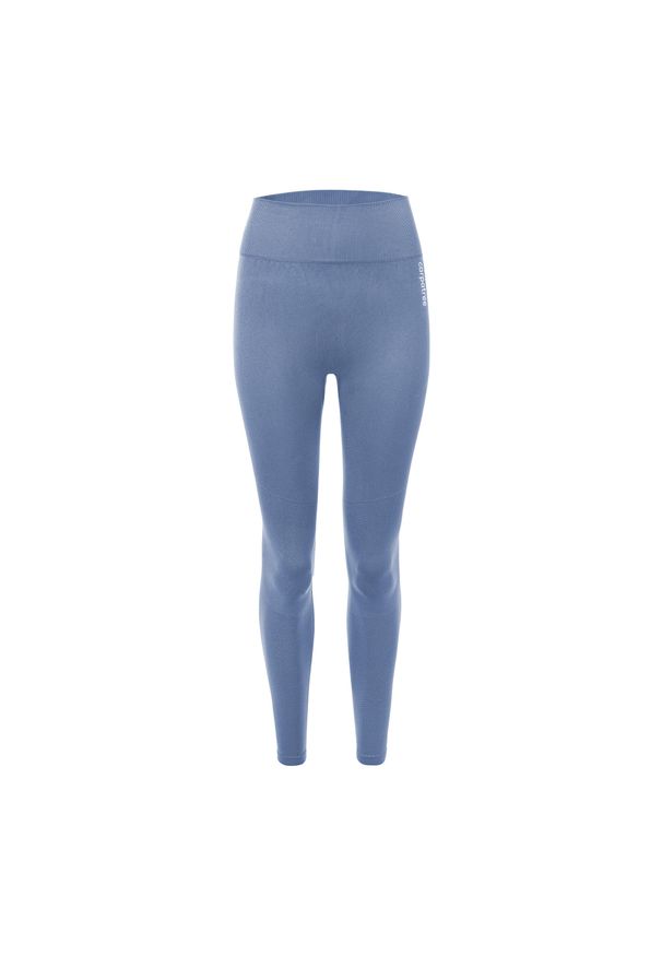 Legginsy treningowe damskie Carpatree Vibe Seamless. Kolor: niebieski. Sport: fitness