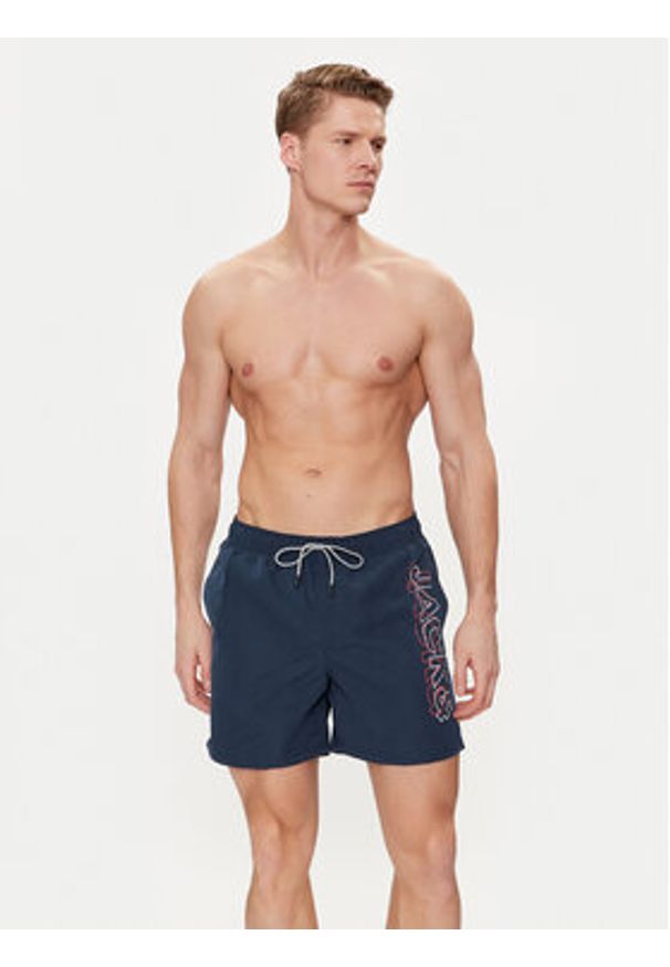 Jack & Jones - Jack&Jones Komplet 2 par szortów kąpielowych Fiji 12260815 Czerwony Regular Fit. Kolor: czerwony. Materiał: syntetyk